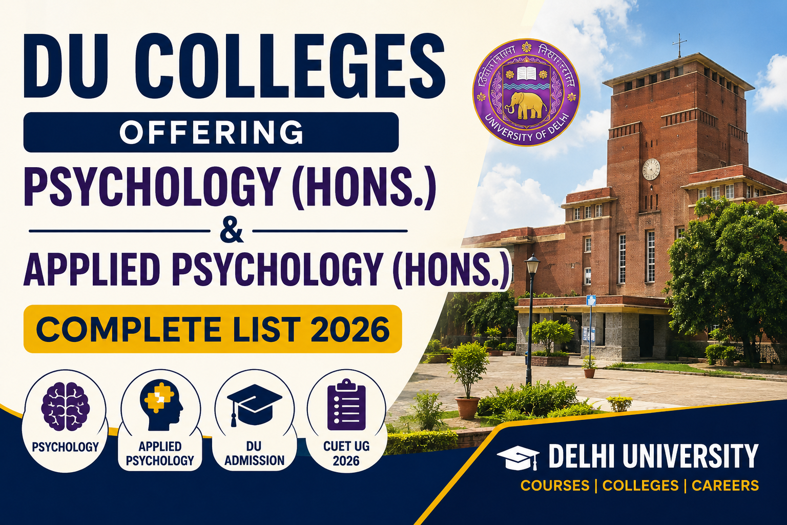 DU Psychology Colleges 2026 Complete College List